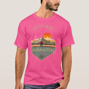 Spokane Retro Vintage Hiking Apparel - Spokane Sou T-Shirt
