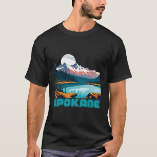 Spokane Souvenir Apparel - Retro Vintage Spokane T-Shirt