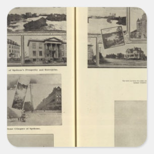 Spokane Square Sticker