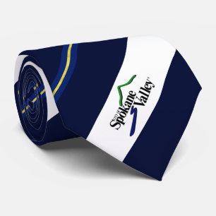 Spokane Valley (Washington) city Logo Neck Tie