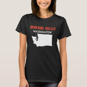 Spokane Valley Washington USA State America Travel T-Shirt