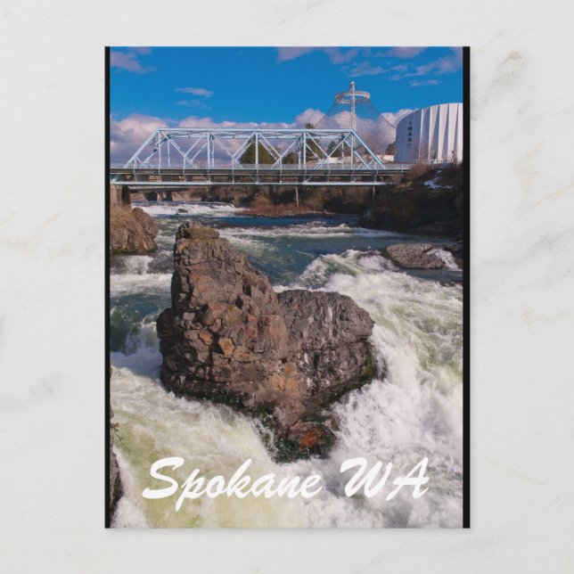 SPOKANE WA POSTCARD (Front)