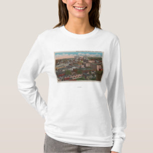 Spokane, WA - Skyline View of Downtown T-Shirt