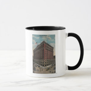 Spokane, WA - View of Davenport Hotel Mug