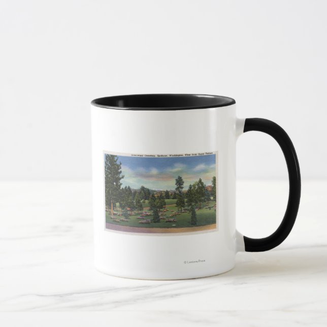 Spokane, Washington - Upper Terrace Mug (Right)