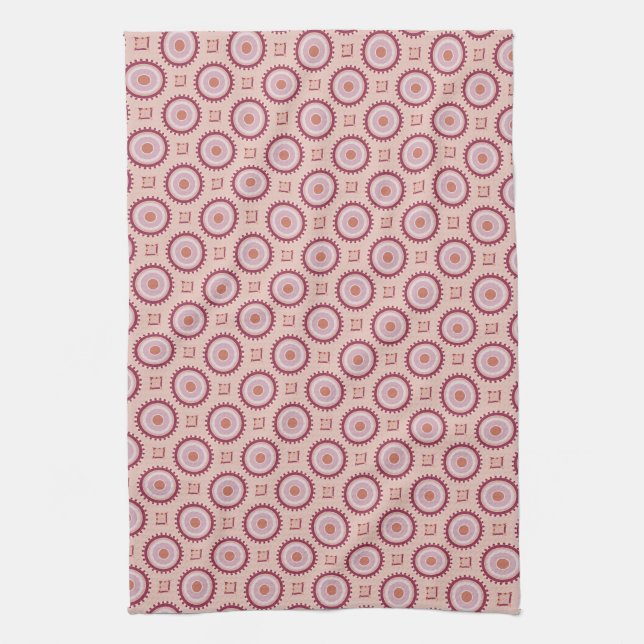 Spokes And Rim Tea Towel (Vertical)