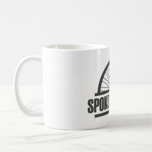 Spokeswoman Cycling and Biking Tire Spokes Coffee Mug
