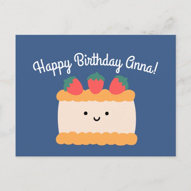 Sponge Cake Postcard (Front)