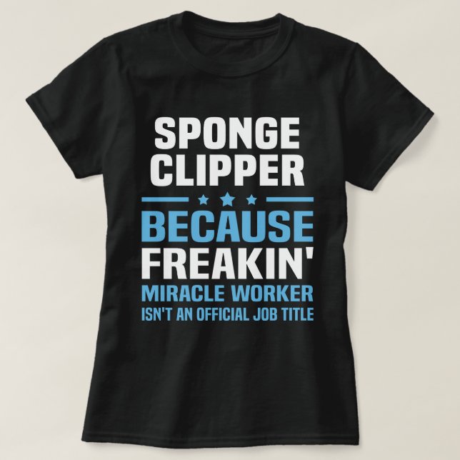 Sponge Clipper T-Shirt (Design Front)
