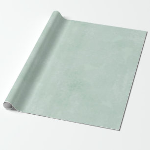 Sponged sage wrapping paper