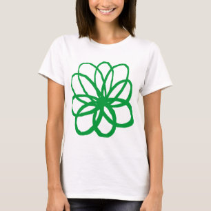 Spontaneous Flower - Grass Green T-Shirt