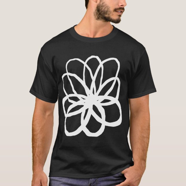 Spontaneous Flower - White T-Shirt (Front)