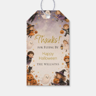 Spooctacular Halloween Birthday Celebration Party Gift Tags