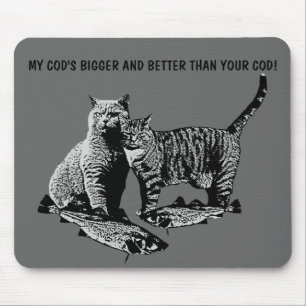 Spoof God Mouse Pad