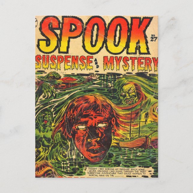 Spook Comic Book Postcard (Front)