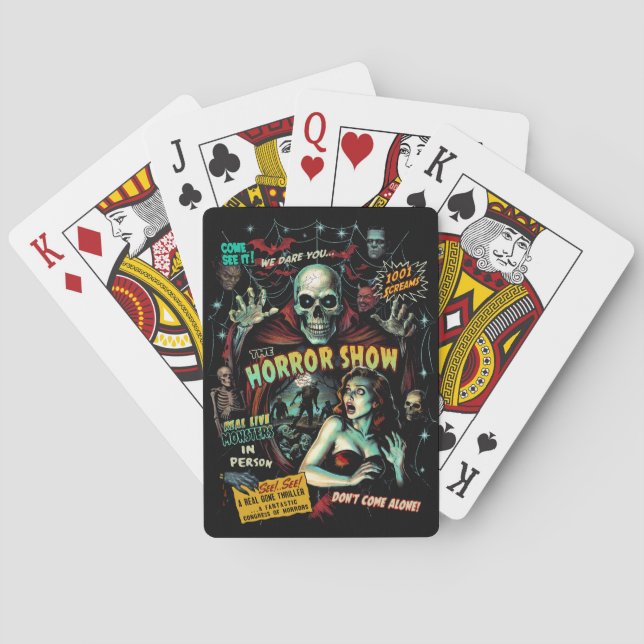 Spook Show Horror Playing Cards (Back)