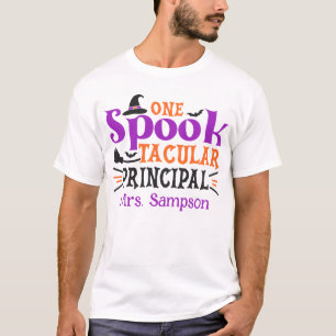 "Spook"tacular Principal Spooky Halloween Themed T-Shirt