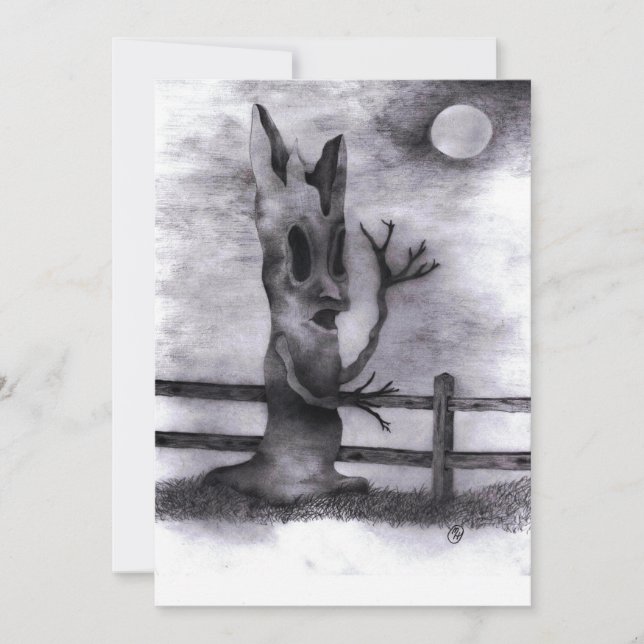 "Spook Tree" Invitation (Front)