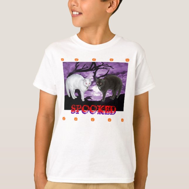 Spooked Cats T-Shirt (Front)