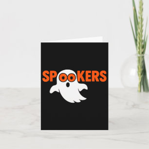 Spookers Funny Ghost Occult Horror Halloween Card