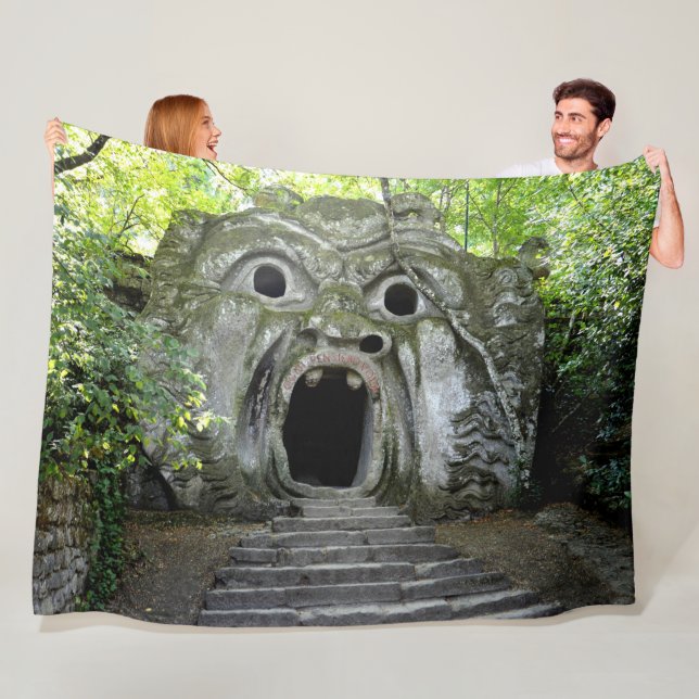 SPOOKEY CAVE FLEECE BLANKET (In Situ)