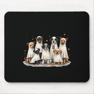 Spookiest Bunch Of Childless Dog Ladies Funny Dog Mouse Pad
