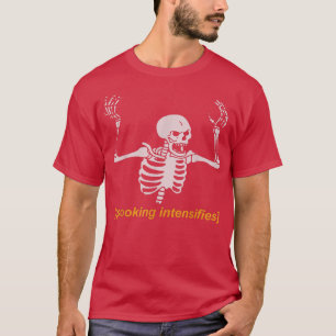 Spooking Intensifies Spooky Scary Skeleton Meme T-Shirt