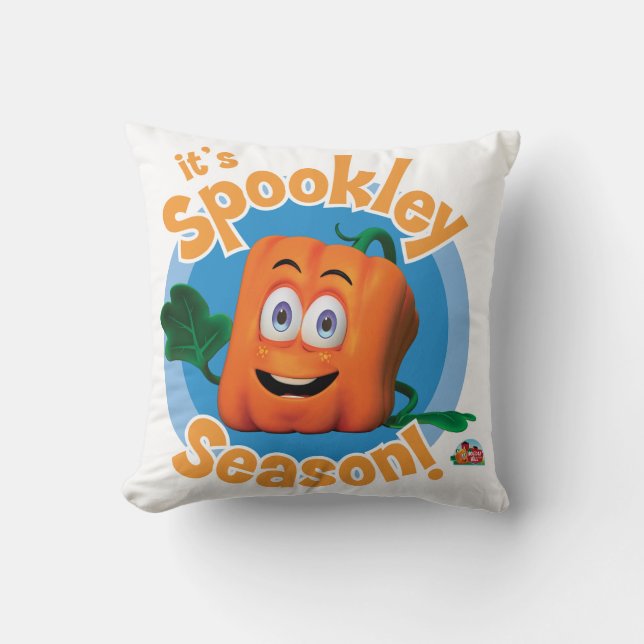 Spookley the Square Pumpkin | It's Spookley Season Cushion (Front)