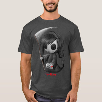 Spookscene Emo Skeleton Grim Reaper Goth Alt  T-Shirt