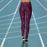 Spooktacular Colourful Halloween Pink Spider Web<br><div class="desc">Get into the Halloween spirit with our Spooktacular Colourful Spider Web Leggings! Featuring a vibrant geometric pattern transitioning from pink to red and orange against a black background, these leggings are perfect for adding a playful touch to your outfit. Whether you're hitting the gym, attending a fun party, or embracing...</div>
