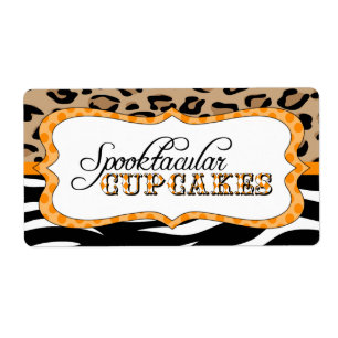 Spooktacular Cupcakes Food Label
