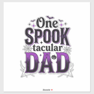 Spooktacular Dad Halloween Vintage Vector Design_1