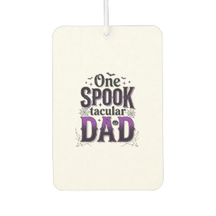 Spooktacular Dad Halloween Vintage Vector Design_1 Car Air Freshener