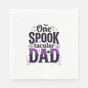 Spooktacular Dad Halloween Vintage Vector Design_1 Napkin