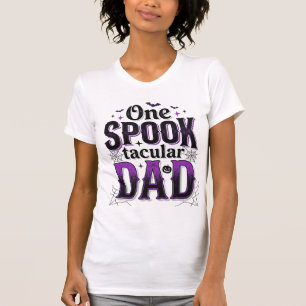 Spooktacular Dad Halloween Vintage Vector Design_1 T-Shirt