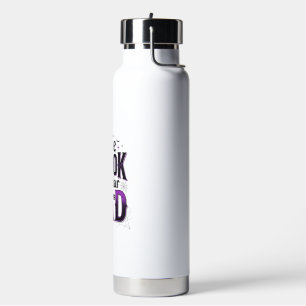 Spooktacular Dad Halloween Vintage Vector Design_1 Water Bottle