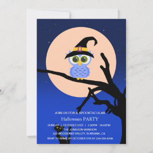 Spooktacular Dark Haunted House Halloween Party  I Invitation