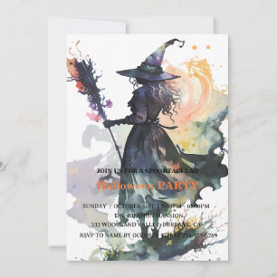 Spooktacular Dark Haunted House Halloween Party I Invitation