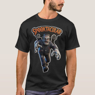 Spooktacular Frankenstein monster graphic T-Shirt