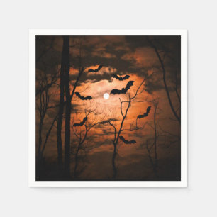 Spooktacular Full Moon Costume Party Napkin