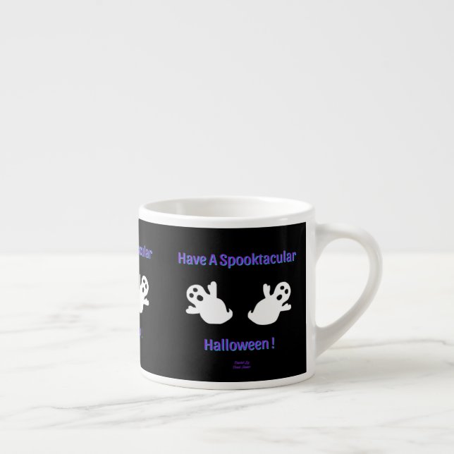 Spooktacular Ghosts Espresso Mug (Right)