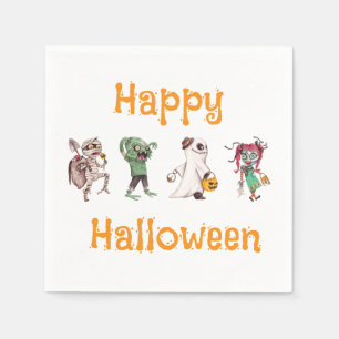Spooktacular Halloween Bash Napkin