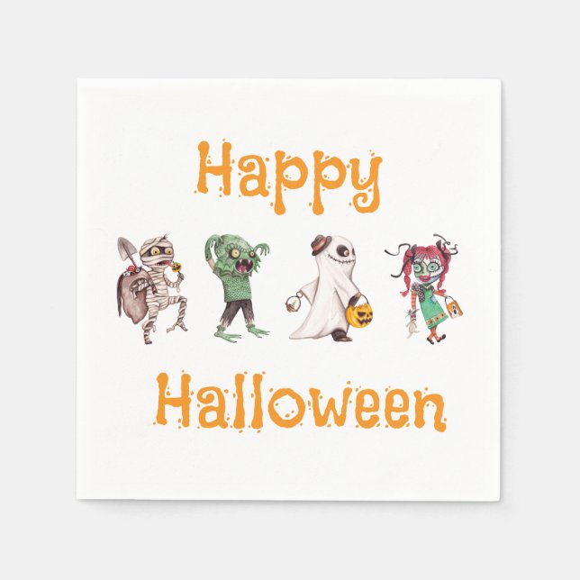 Spooktacular Halloween Bash Napkin (Front)