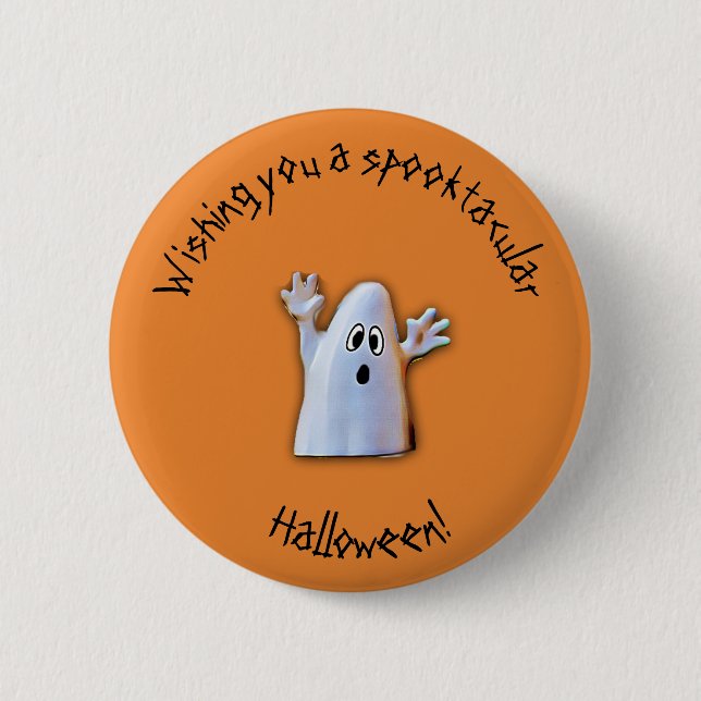 Spooktacular Halloween button (Front)