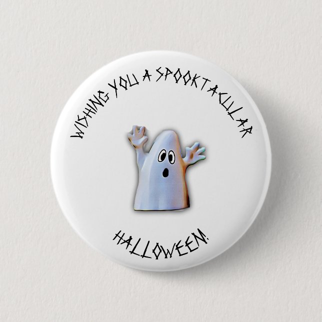 Spooktacular Halloween button (Front)