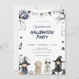 Spooktacular Halloween Costume Party Invitation