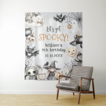 Spooktacular Halloween Cute Ghost Birthday Party