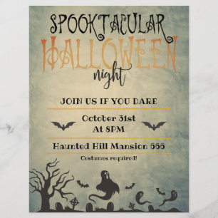 Spooktacular Halloween Night Flyer