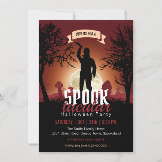 Spooktacular Halloween Party Invitation