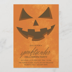 Spooktacular Halloween Party Invitation Card